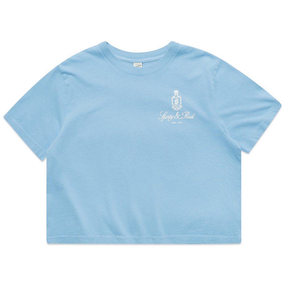 Футболка SPORTY & RICH VENDOME CROPPED T SHIRT - 4 фото Футболка SPORTY & RICH VENDOME CROPPED T SHIRT в интернет магазине Peakwww.peakstore.ru - 4 фото