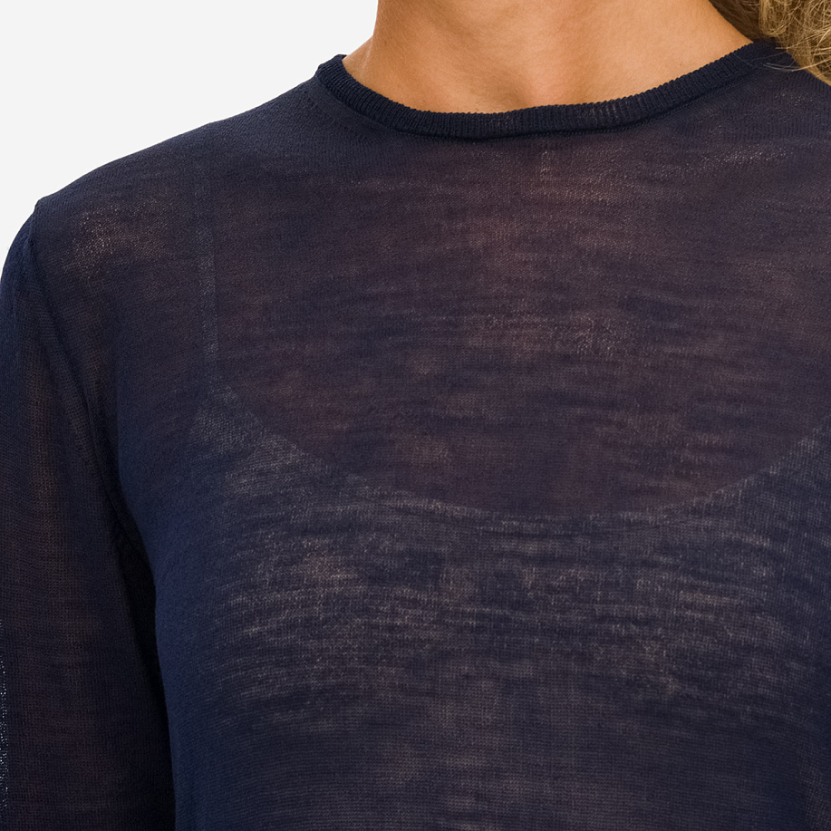 Платье AURALEE WRINKLED WOOL POLYESTER HIGH GAUGE KNIT DRESS в интернет магазине Peakwww.peakstore.ru - 5 фото