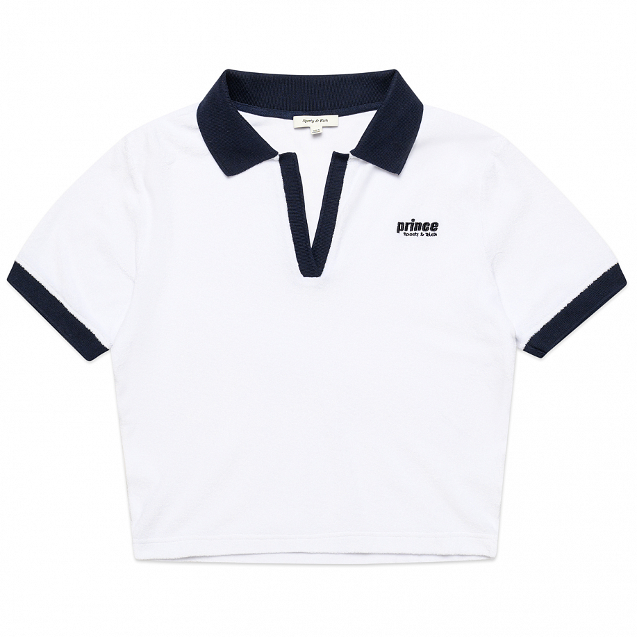 Поло SPORTY & RICH PRINCE SPORTY SPONGE POLO - 13 фото Поло SPORTY & RICH PRINCE SPORTY SPONGE POLO в интернет магазине Peakwww.peakstore.ru - 13 фото
