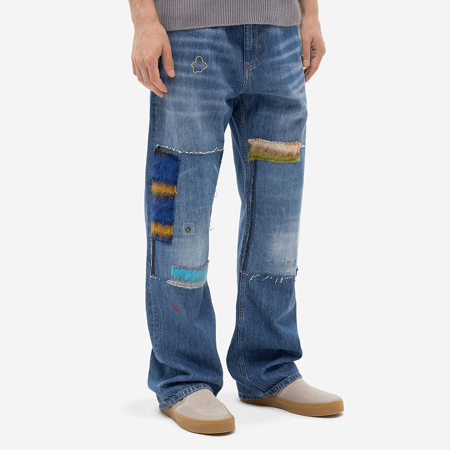 Джинсы MARNI PATCH JEANS 'IRIS BLUE' в интернет магазине Peakwww.peakstore.ru - 5 фото