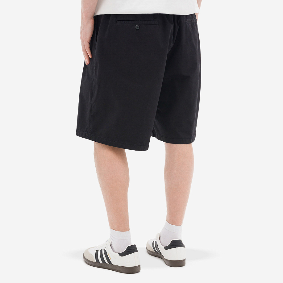 Шорты CARHARTT WIP MARV SHORT стильные в Peak StoreBLACK (STONE WASHED) - 3 фото Шорты CARHARTT WIP MARV SHORT в интернет магазине Peakwww.peakstore.ru - 3 фото