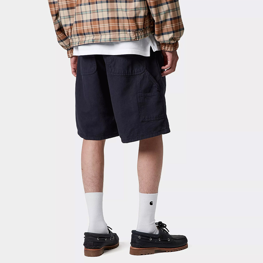 Шорты CARHARTT WIP WALTER SINGLE KNEE SHORT стильные в Peak StoreDARK NAVY (GARMENT DYED) - 3 фото Шорты CARHARTT WIP WALTER SINGLE KNEE SHORT в интернет магазине Peakwww.peakstore.ru - 3 фото