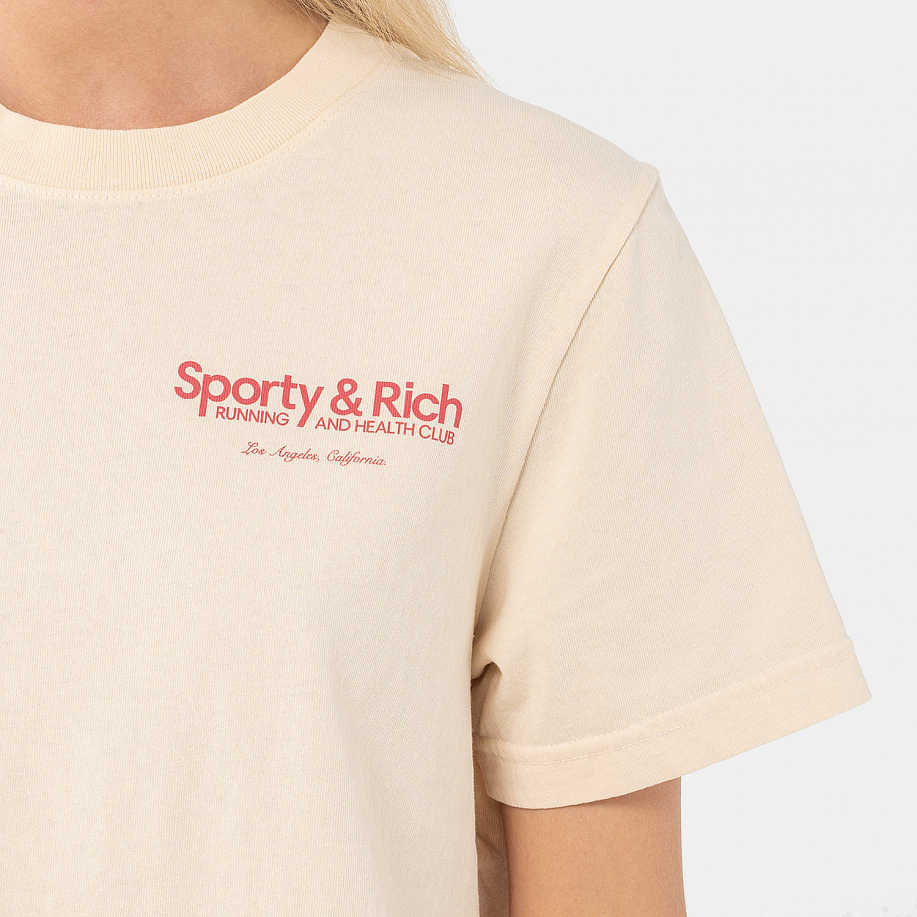 Футболка SPORTY & RICH CLUB CROOPED T SHIRT в интернет-магазине Peak Conceptwww.peakstore.ru - 5 фото