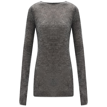 Джемпер AURALEE KID Mohair Sheer Knit Boat-neck P/O SS26 