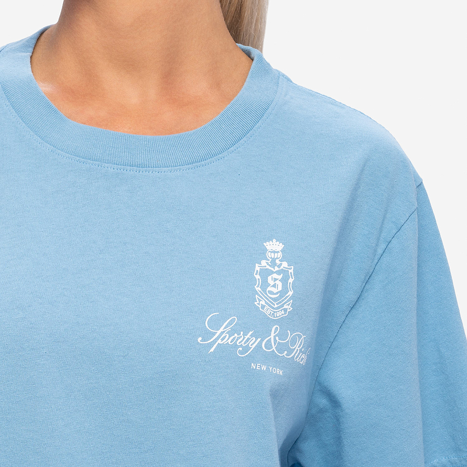 Футболка SPORTY & RICH VENDOME CROPPED T SHIRT - 8 фото Футболка SPORTY & RICH VENDOME CROPPED T SHIRT в интернет магазине Peakwww.peakstore.ru - 8 фото