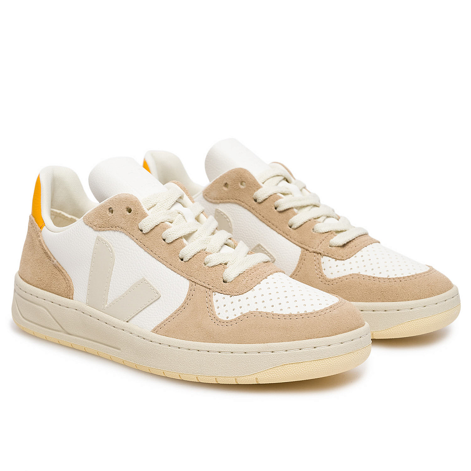 Низкие кеды VEJA V‐10 CHROMEFREE LEATHER - 4 фото Низкие кеды VEJA V‐10 CHROMEFREE LEATHER в интернет магазине Peakwww.peakstore.ru - 4 фото