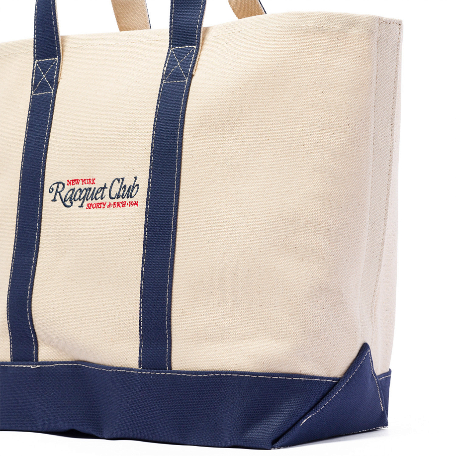 Сумка-тоут SPORTY & RICH 94 RACQUET CLUB TWO TONE TOTE BAG - 6 фото Сумка-тоут SPORTY & RICH 94 RACQUET CLUB TWO TONE TOTE BAG в интернет магазине Peakwww.peakstore.ru - 6 фото
