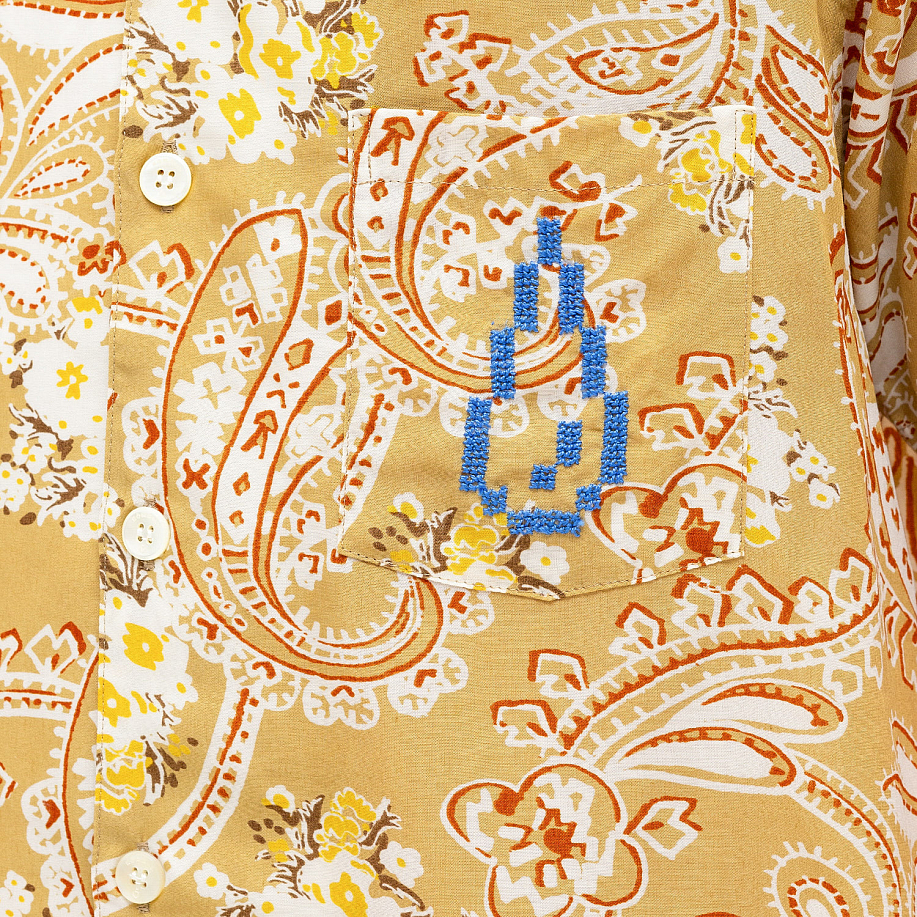 Рубашка ADISH X NOMA T.D BUTTON-DOWN SHORT SLEEVE SHIRT в интернет-магазине Peak Conceptwww.peakstore.ru - 9 фото