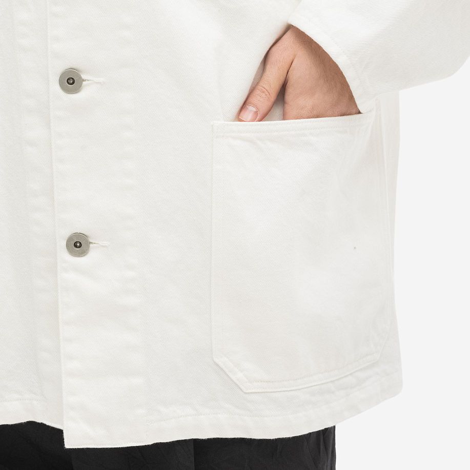 Куртка-рубашка YLEVE 12.5oz ORGANIC COTTON DENIM BZ White - 6 фото Куртка-рубашка YLEVE 12.5oz ORGANIC COTTON DENIM BZ в интернет магазине Peakwww.peakstore.ru - 6 фото