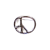 Ювелирное изделие NEEDLES PEACE BROOCH SILVER