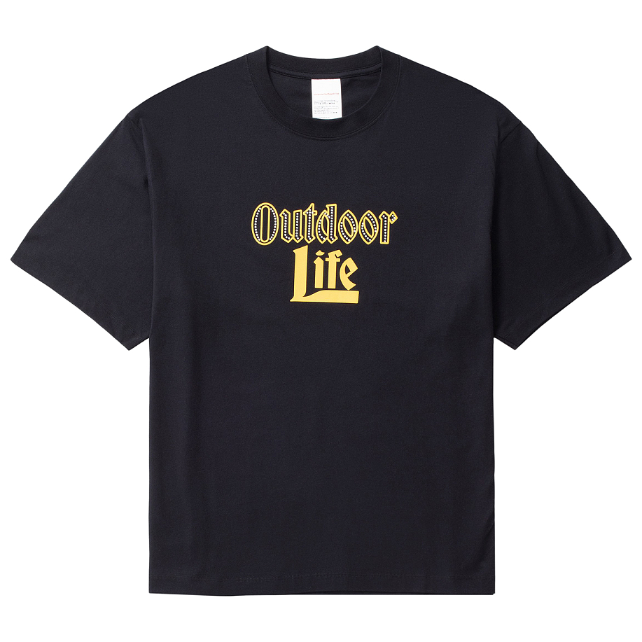 Футболка STOCKHOLM (SURFBOARD) CLUB OUTDOOR LIFE TEE BLACK - 1 фото Футболка STOCKHOLM (SURFBOARD) CLUB OUTDOOR LIFE TEE в интернет магазине Peakwww.peakstore.ru - 1 фото
