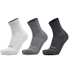 Носки ROTOTO ORGANIC DAILY 3 PACK MINI CREW SOCKS GRAY