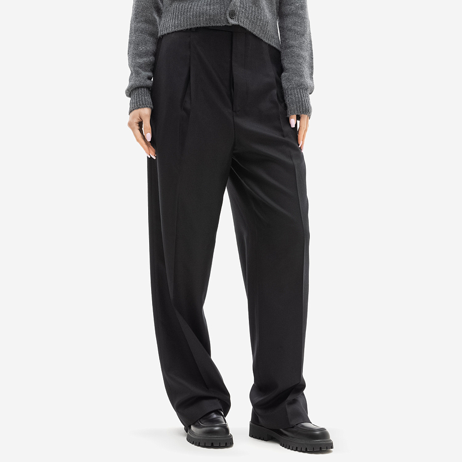 Брюки AURALEE SUPER LIGHT WOOL SLACKS в интернет магазине Peakwww.peakstore.ru - 13 фото