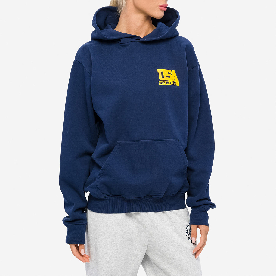 ТОЛСТОВКА SPORTY & RICH TEAM USA HOODIE - 4 фото ТОЛСТОВКА SPORTY & RICH TEAM USA HOODIE в интернет магазине Peakwww.peakstore.ru - 4 фото