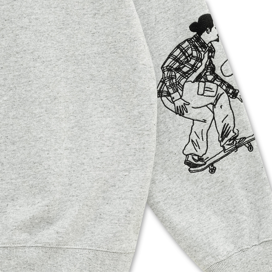 Толстовка THISISNEVERTHAT SKETCH EMBROIDERY CREWNECK - 11 фото Толстовка THISISNEVERTHAT SKETCH EMBROIDERY CREWNECK в интернет магазине Peakwww.peakstore.ru - 11 фото