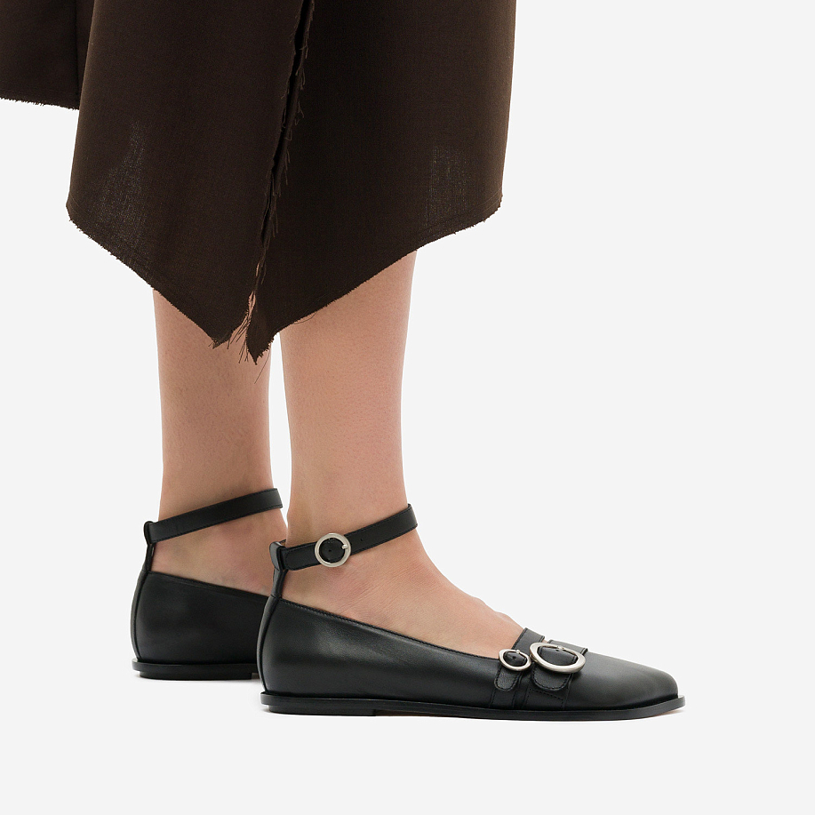 Балетки Niccolo Pasqualetti OBLIQUA BUCKLE FLATS в интернет магазине Peakwww.peakstore.ru - 2 фото