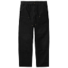 Брюки CARHARTT WIP DOUBLE KNEE PANT BLACK (AGED CANVAS)