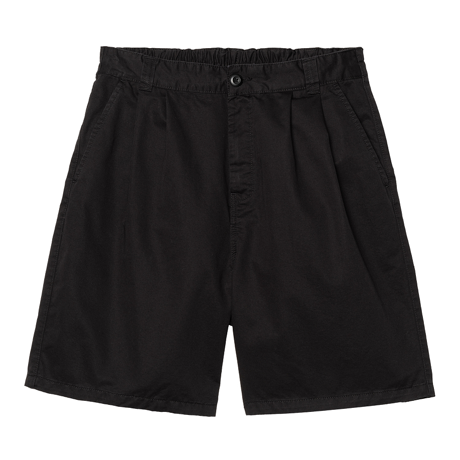 Шорты CARHARTT WIP MARV SHORT стильные в Peak StoreBLACK (STONE WASHED) - 1 фото Шорты CARHARTT WIP MARV SHORT в интернет магазине Peakwww.peakstore.ru - 1 фото