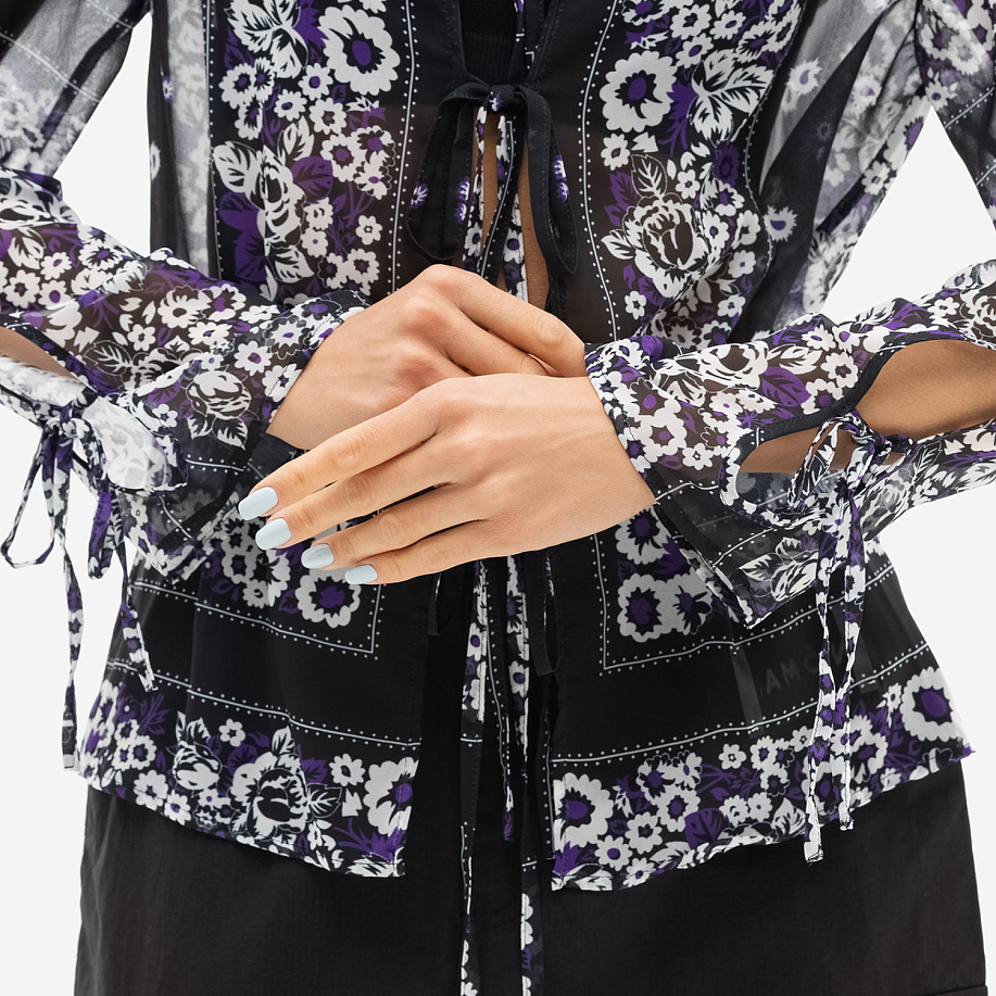 Блузка NOMA T.D. CHIFFON RIBBON BLOUSE в интернет магазине Peakwww.peakstore.ru - 6 фото