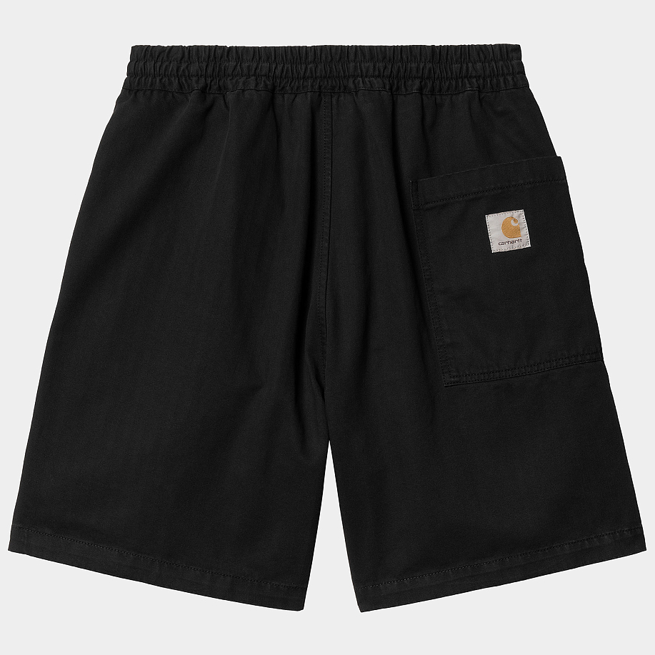 Шорты CARHARTT WIP RAINER SHORT стильные в Peak StoreBLACK (GARMENT DYED) - 2 фото Шорты CARHARTT WIP RAINER SHORT в интернет магазине Peakwww.peakstore.ru - 2 фото