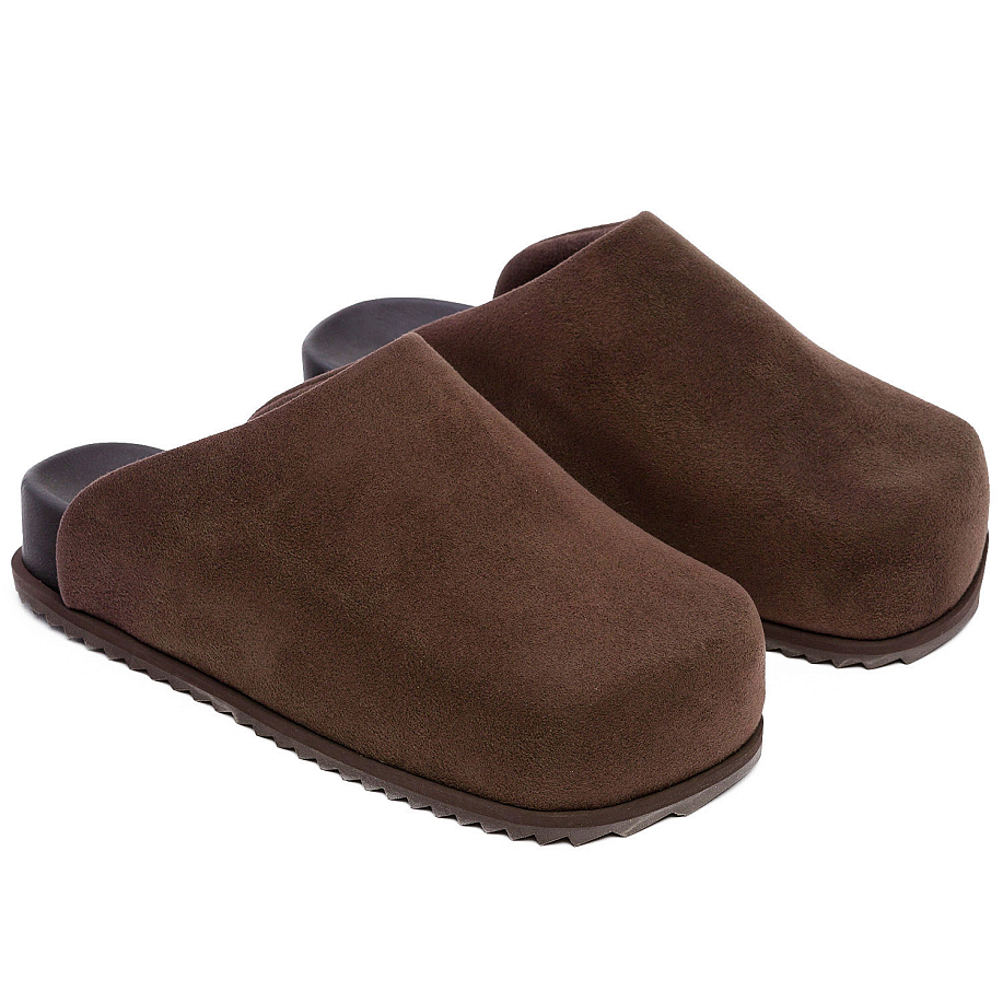 Сабо YUME YUME TRUCK SLIDE VEGAN LEATHER CHOCOLATE SUEDE - 4 фото Сабо YUME YUME TRUCK SLIDE VEGAN LEATHER в интернет магазине Peakwww.peakstore.ru - 4 фото