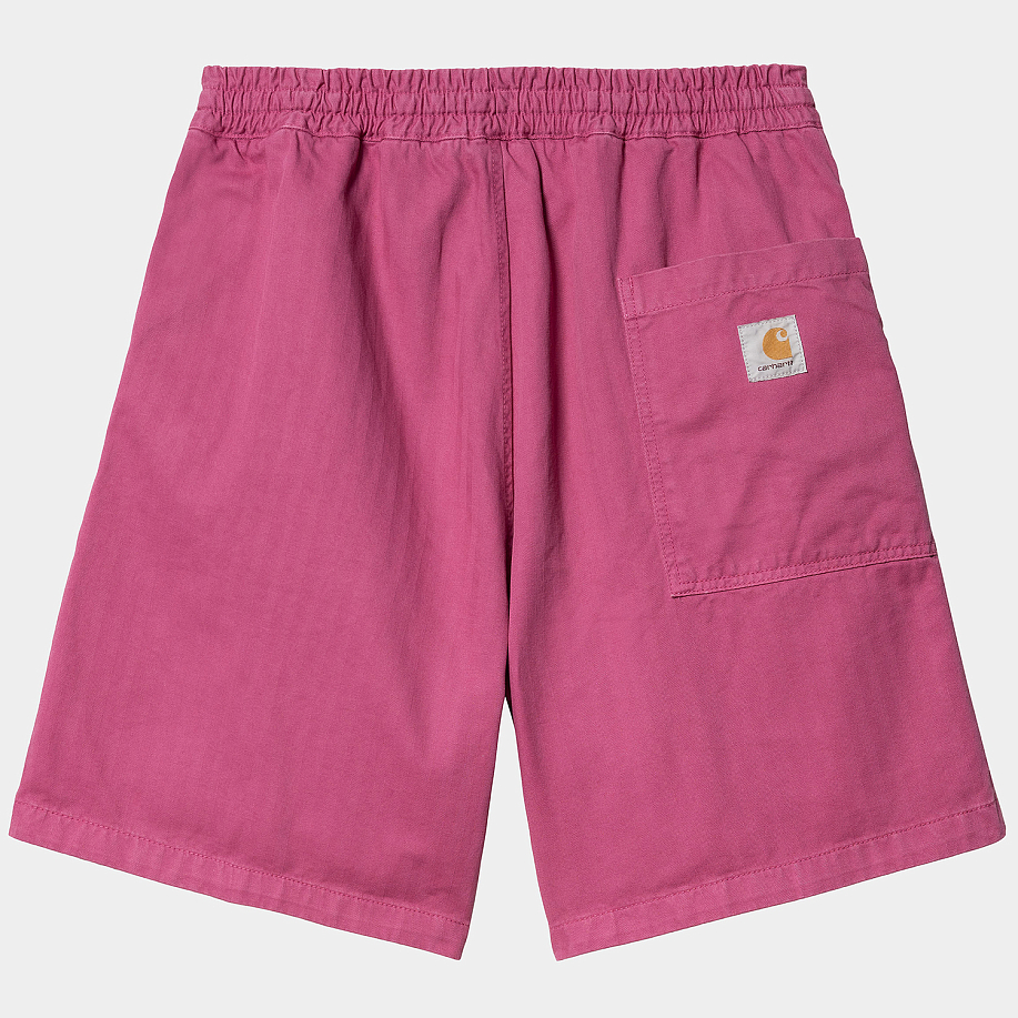 Шорты CARHARTT WIP RAINER SHORT стильные в Peak StoreMAGENTA (GARMENT DYED) - 2 фото Шорты CARHARTT WIP RAINER SHORT в интернет магазине Peakwww.peakstore.ru - 2 фото
