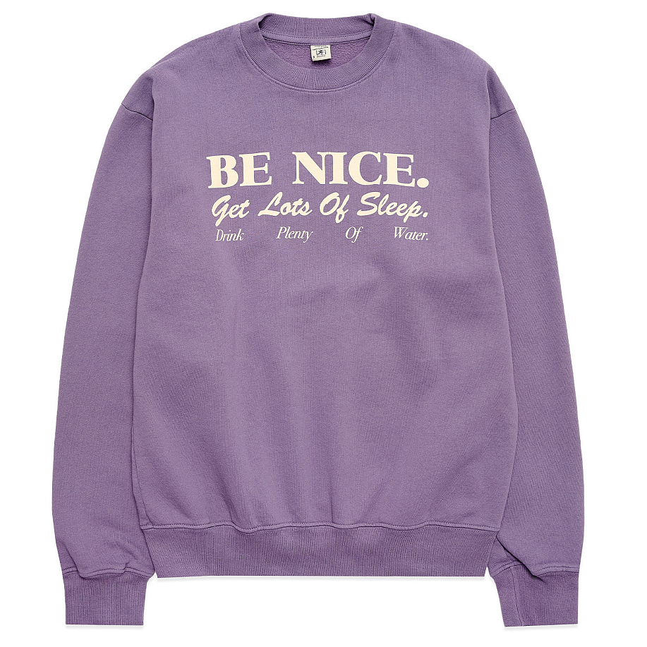 Толстовка SPORTY & RICH BE NICE CREWNECK в интернет-магазине Peak Conceptwww.peakstore.ru - 1 фото