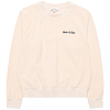 Толстовка SPORTY & RICH ITALIC LOGO RAGLAN SWEATER CREAM/NAVY