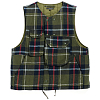 Жилет ENGINEERED GARMENTS COVER VEST HEAVY FLANNEL GREEN/NAVY