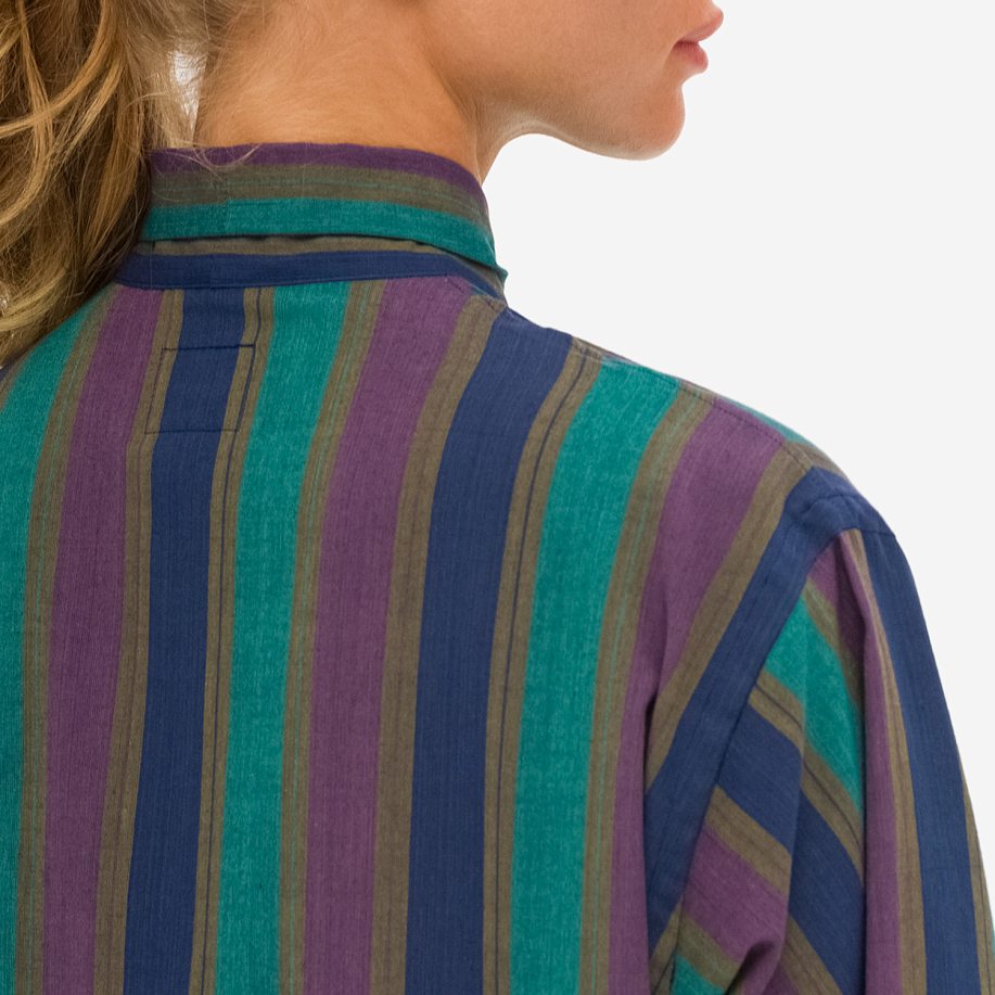 Платье NEEDLES ASCOT COLLAR DRESS - COTTON LAWN STRIPE в интернет магазине Peakwww.peakstore.ru - 8 фото