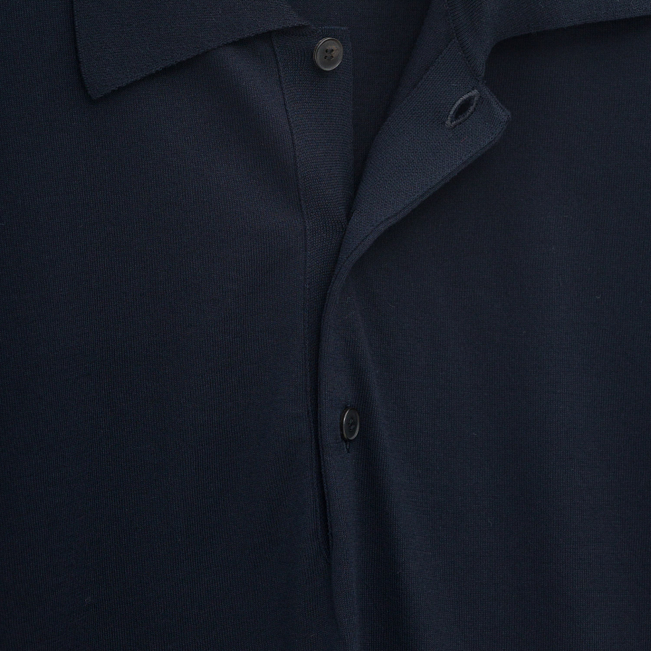 Поло AURALEE SUPER HIGH GAUGE COTTON KNIT POLO в интернет магазине Peakwww.peakstore.ru - 7 фото