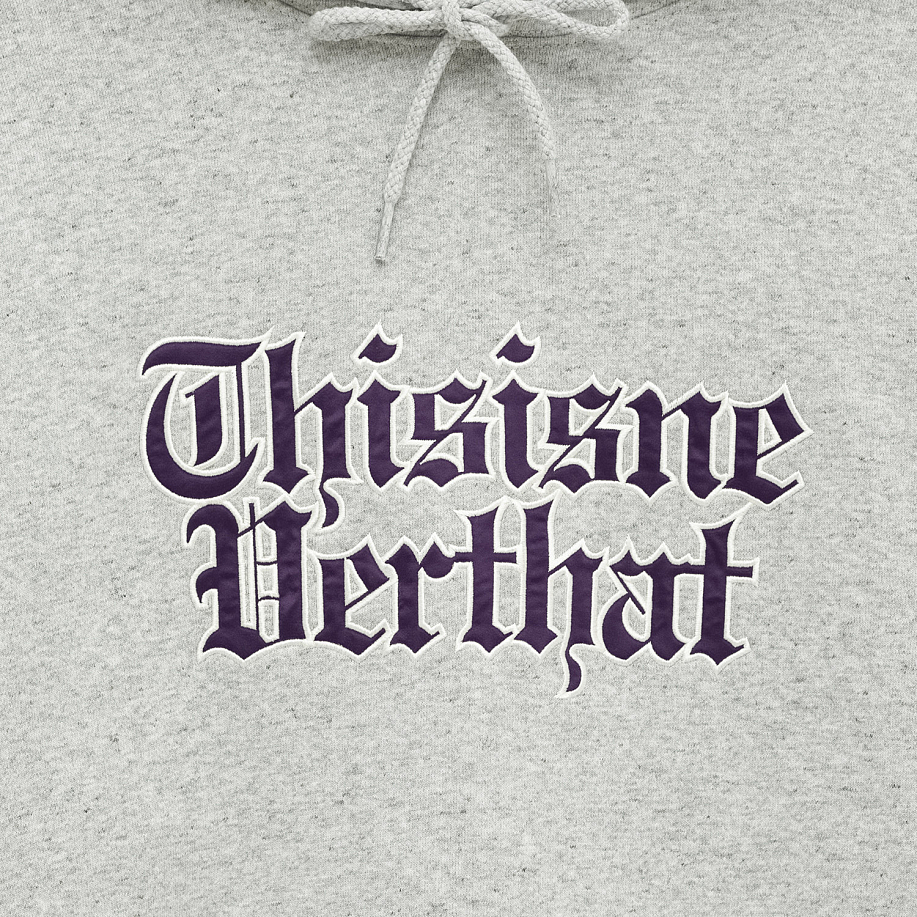 Толстовка THISISNEVERTHAT OLD ENGLISH LOGO HOODIE - 8 фото Толстовка THISISNEVERTHAT OLD ENGLISH LOGO HOODIE в интернет магазине Peakwww.peakstore.ru - 8 фото
