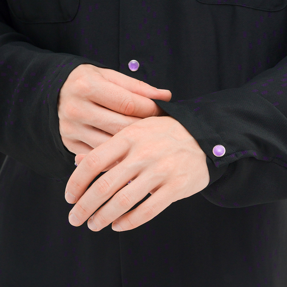 Рубашка NEEDLES COWBOY ONE-UP SHIRT - SQUARE DOT JACQUARD в интернет магазине Peakwww.peakstore.ru - 7 фото