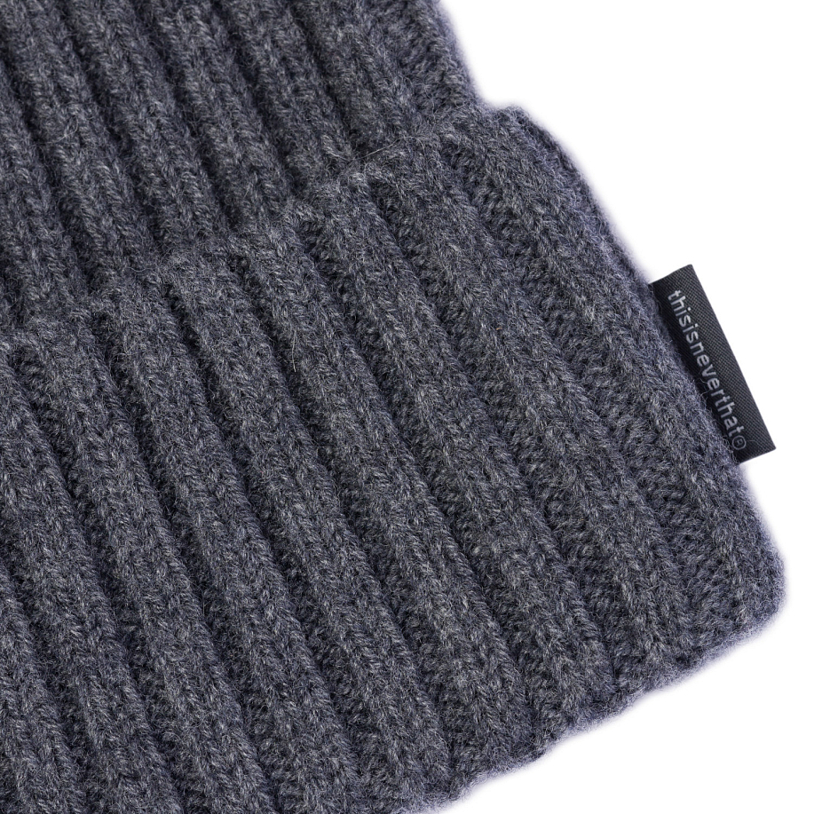 Шапка THISISNEVERTHAT BASIC WOOL BEANIE - 6 фото Шапка THISISNEVERTHAT BASIC WOOL BEANIE в интернет магазине Peakwww.peakstore.ru - 6 фото