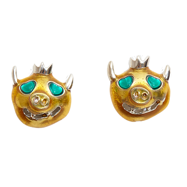Серьги Collina Strada Munster Earrings SS24 