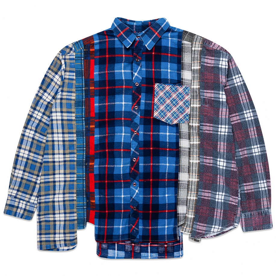 Рубашка NEEDLES 7 CUTS WIDE SHIRT - 1 фото Рубашка NEEDLES 7 CUTS WIDE SHIRT в интернет магазине Peakwww.peakstore.ru - 1 фото