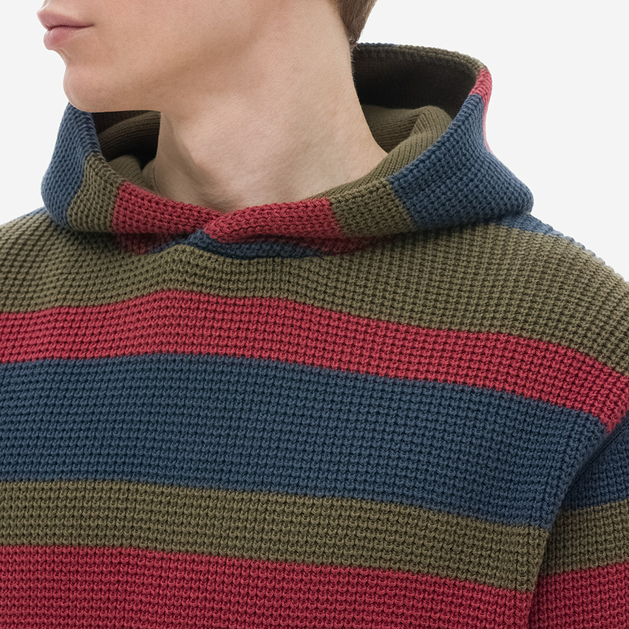 Толстовка THISISNEVERTHAT STRIPED WAFFLE KNIT HOODIE - 11 фото Толстовка THISISNEVERTHAT STRIPED WAFFLE KNIT HOODIE в интернет магазине Peakwww.peakstore.ru - 11 фото