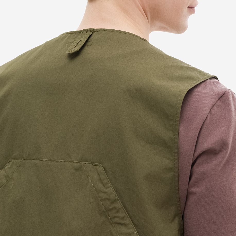 Жилет ENGINEERED GARMENTS FOWL VEST OLIVE - 6 фото Жилет ENGINEERED GARMENTS FOWL VEST OLIVE в интернет магазине Peakwww.peakstore.ru - 6 фото