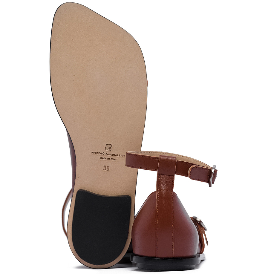 Балетки Niccolo Pasqualetti OBLIQUA BUCKLE FLATS в интернет магазине Peakwww.peakstore.ru - 8 фото