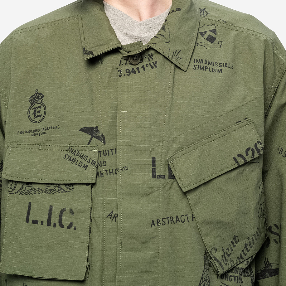 Куртка-рубашка ENGINEERED GARMENTS BDU JACKET в интернет магазине Peakwww.peakstore.ru - 9 фото