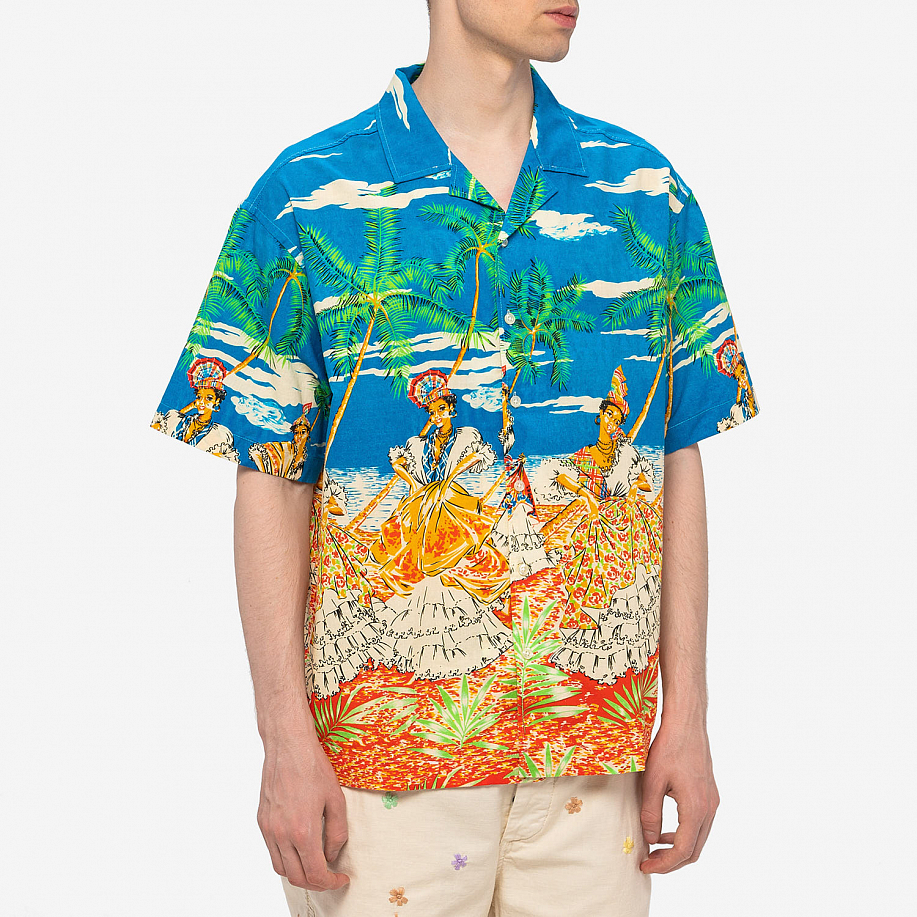Рубашка PRESIDENT'S RANGI OVER P'S CARAIBIAN PRINT WASHED в интернет магазине Peakwww.peakstore.ru - 5 фото