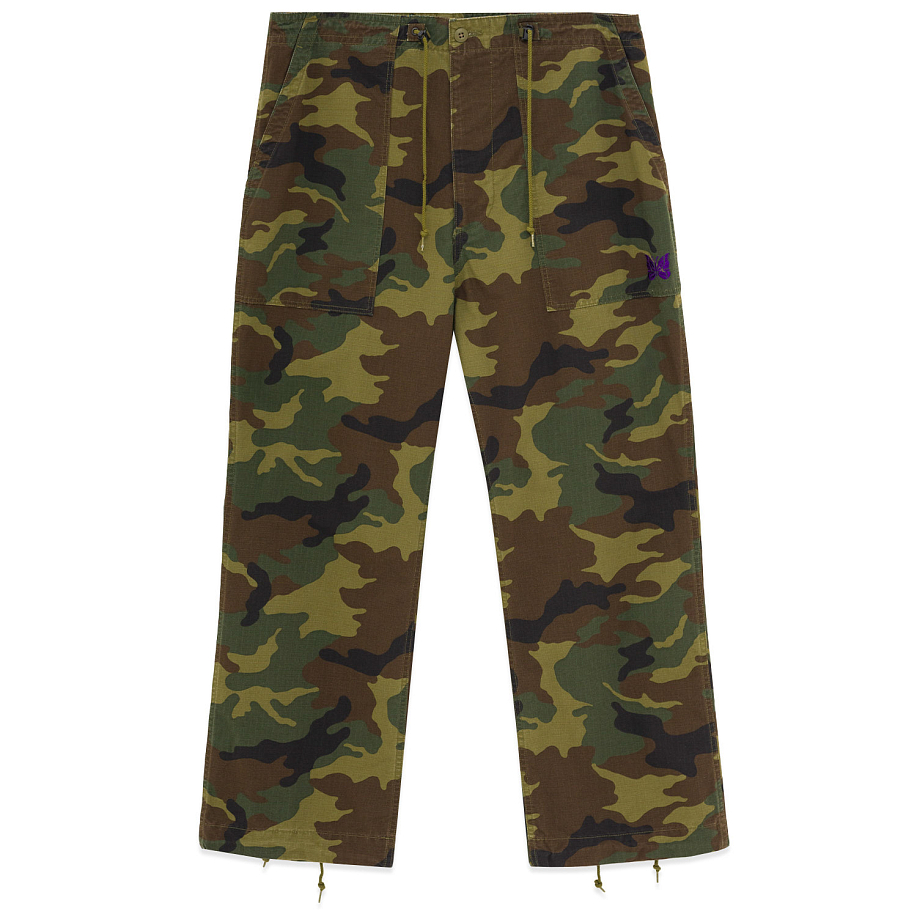 Брюки NEEDLES STRING FATIGUE PANT - COTTON RIPSTOP в интернет магазине Peakwww.peakstore.ru - 1 фото