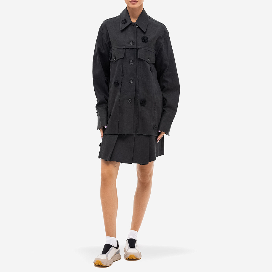 Куртка-рубашка SONG FOR THE MUTE DAISY LONG WORKER JACKET в интернет магазине Peakwww.peakstore.ru - 17 фото