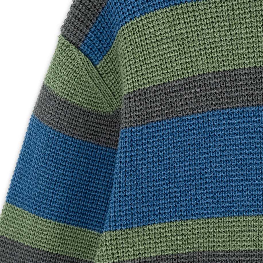 Толстовка THISISNEVERTHAT STRIPED WAFFLE KNIT HOODIE GREY - 8 фото Толстовка THISISNEVERTHAT STRIPED WAFFLE KNIT HOODIE в интернет магазине Peakwww.peakstore.ru - 8 фото