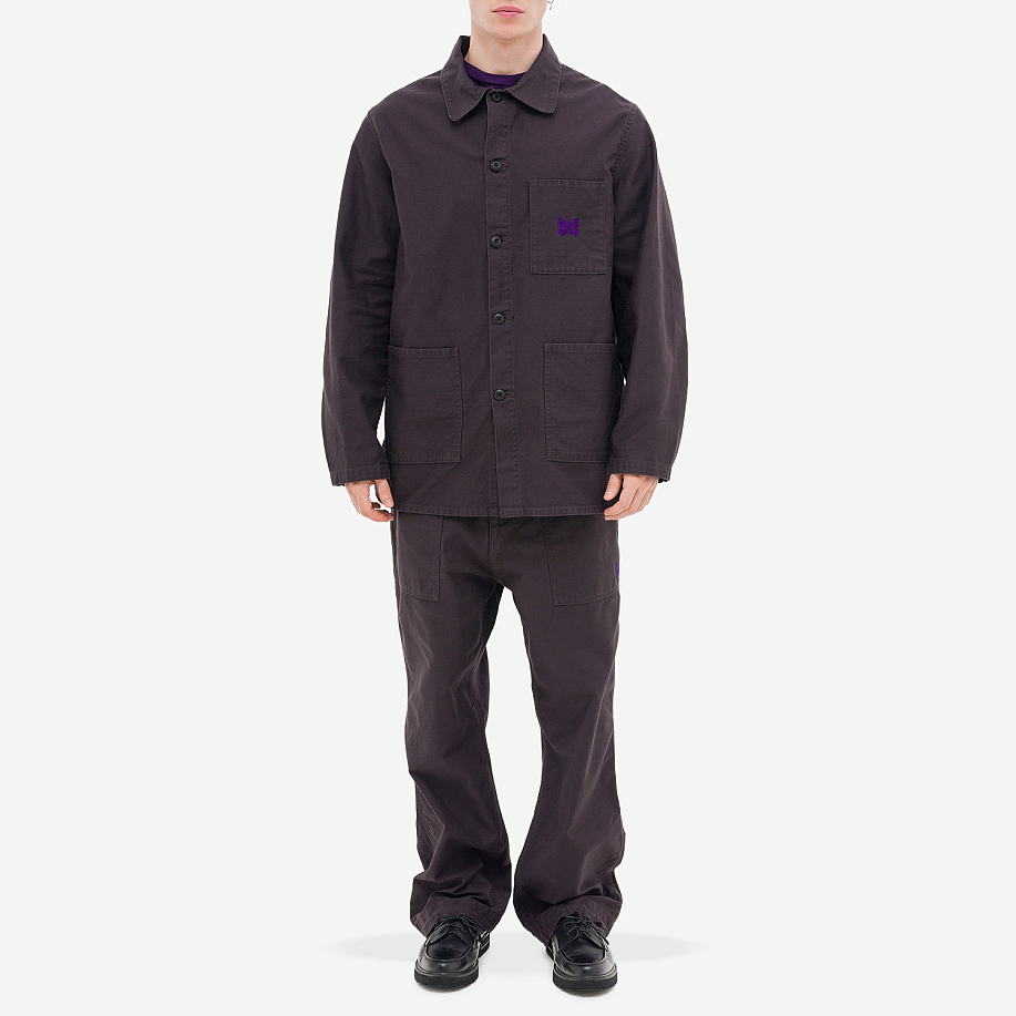 Куртка-рубашка NEEDLES D.N. COVERALL - BACK SATEEN в интернет магазине Peakwww.peakstore.ru - 6 фото