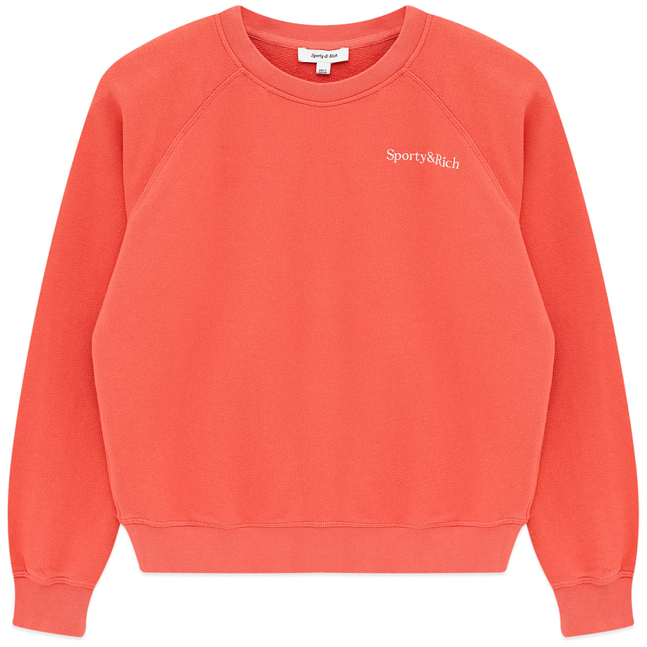 Толстовка SPORTY & RICH SERIF LOGO EMBROIDERED SWEAT SHIRT в интернет-магазине Peak Conceptwww.peakstore.ru - 10 фото