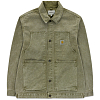 Джинсовая куртка CARHARTT WIP DOUBLE FRONT JACKET DOLLAR GREEN (WORN WASHED)