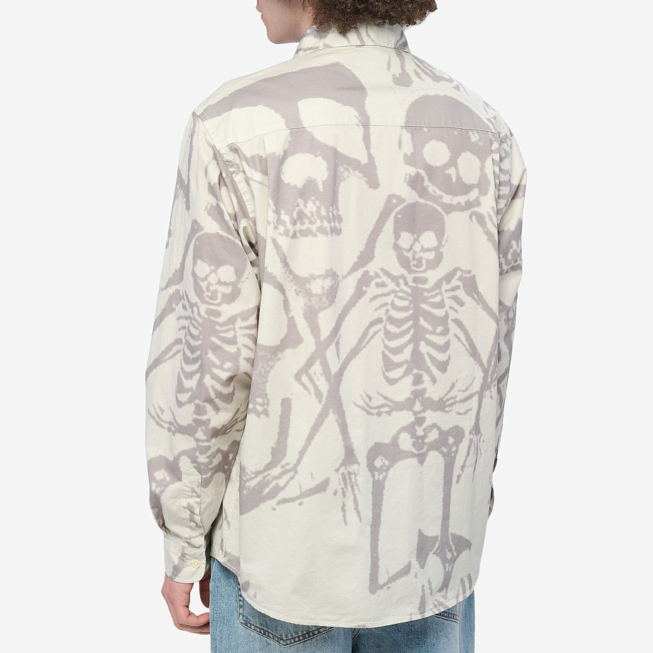 Рубашка THISISNEVERTHAT SKELETONS SHIRT в интернет магазине Peakwww.peakstore.ru - 3 фото
