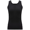 Майка AURALEE GIZA HIGH GAUGE RIB KNIT TANK BLACK