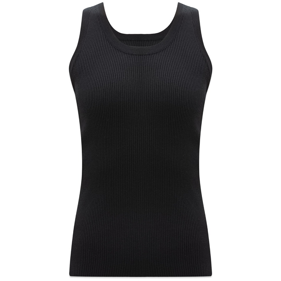 Майка AURALEE GIZA HIGH GAUGE RIB KNIT TANK BLACK - 1 фото Майка AURALEE GIZA HIGH GAUGE RIB KNIT TANK в интернет магазине Peakwww.peakstore.ru - 1 фото